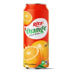 Manafacturer Beverage  490ml Can Orange Juice Drink