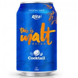 Cocktail flavor malt drink 330ml from RITA beverage