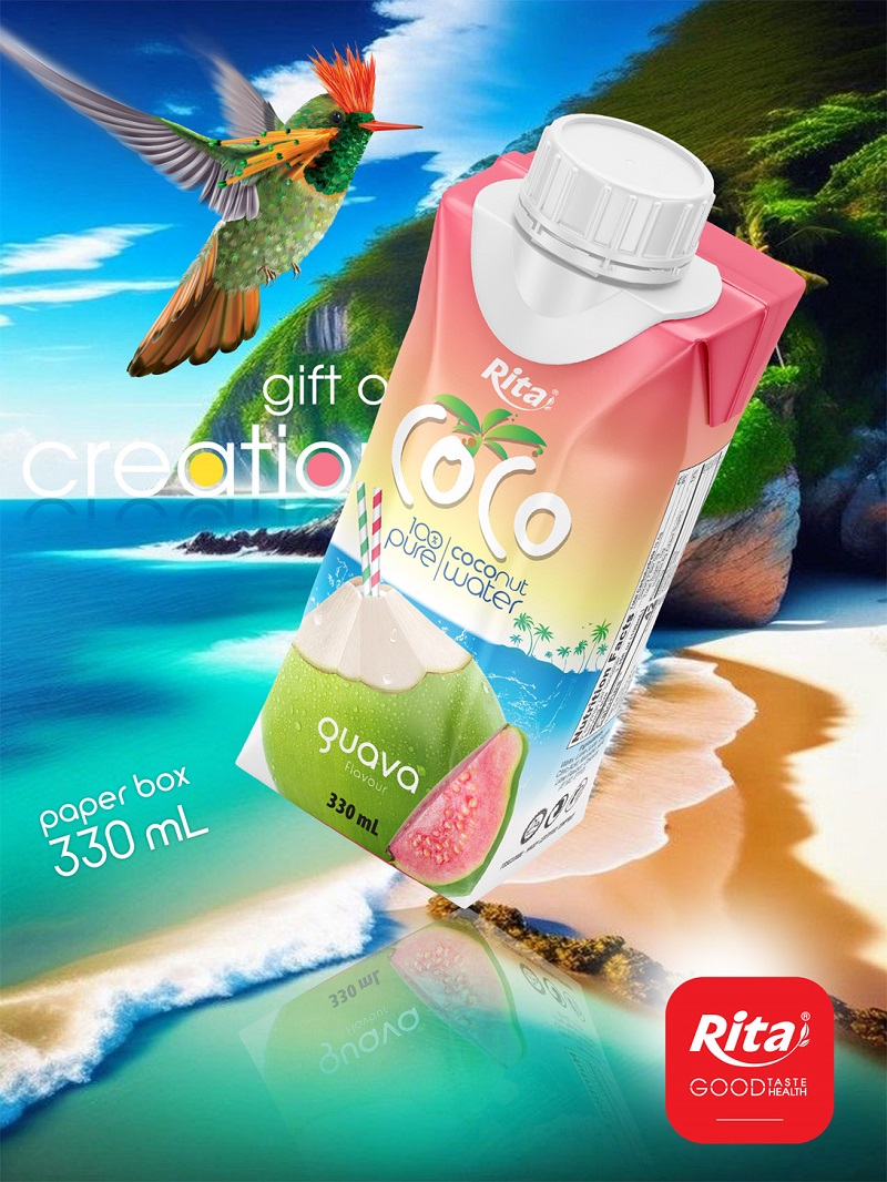 coconut water pink guava flavor 2