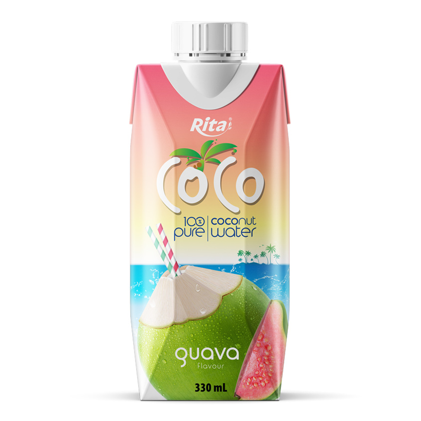 coconut water pink guava flavor