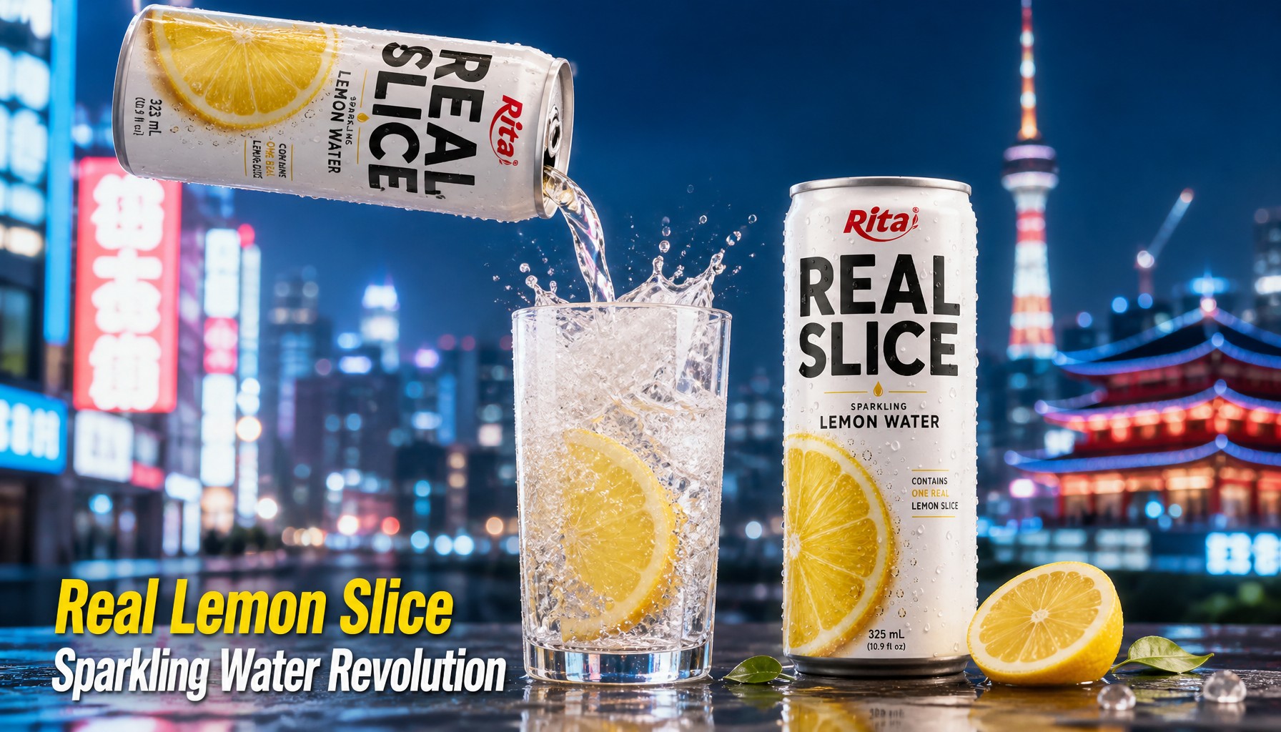 Revolutionizing Beverage Supply Chains with Real Lemon Slice Sparkling Water