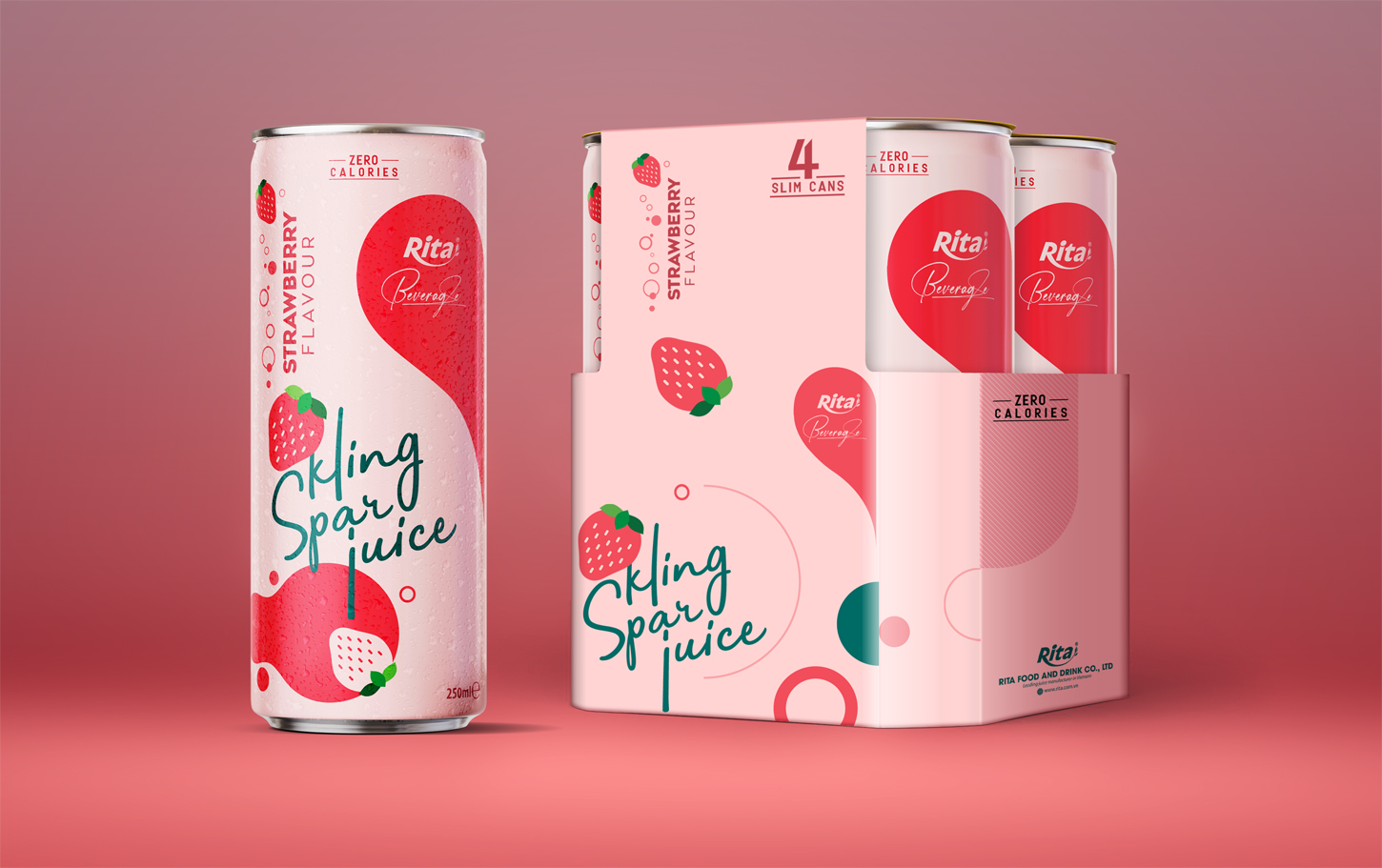 sparkling fruit drink