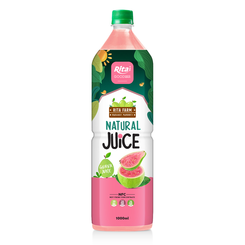 natural organic guava  fruit juice 1L Pet bottle
