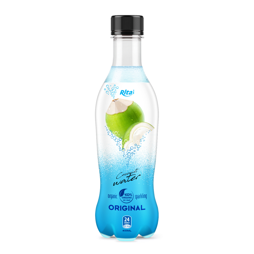 pet bottle 400ml spakling Coconut water original