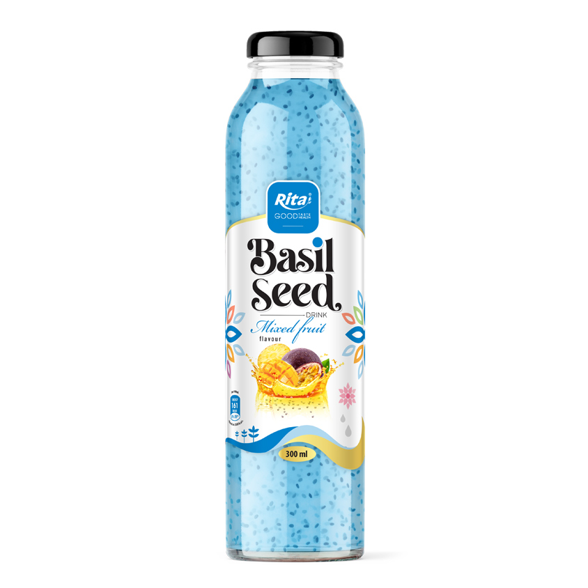 Basil seed drink mixed fruit flavor 300ml
