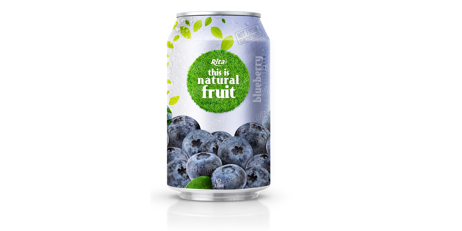 Blueberry juice drink 330ml from RITA US