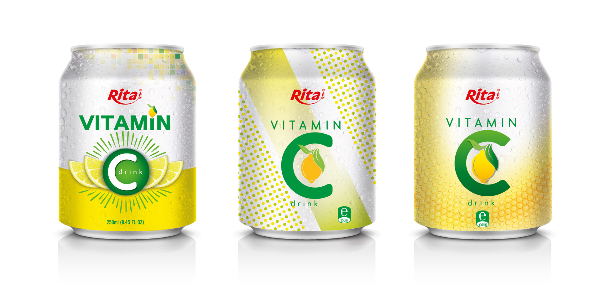vitamin C drink 250ml can of RITA US
