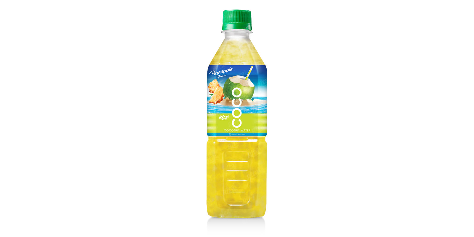 Coconut water with pineapple flavor  500ml Pet bottle from RITA US