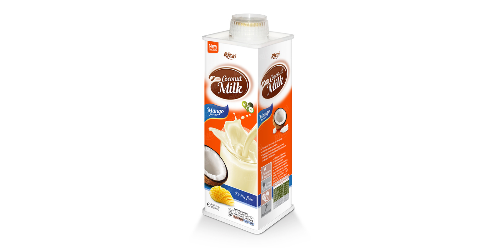 Coconut milk mango 600ml from RITA US