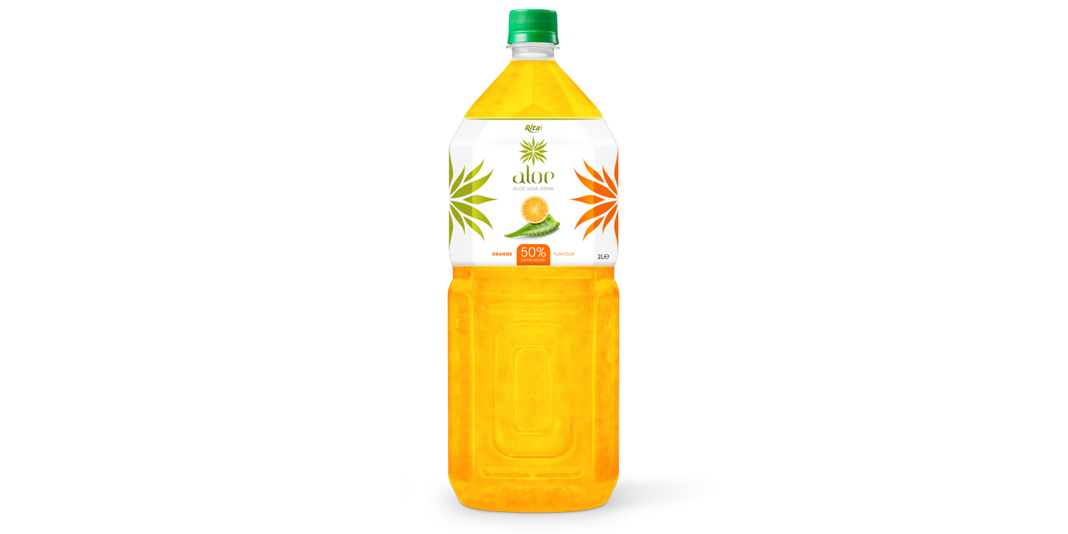 Aloe vera with Orange  juice 2000ml Pet Bottle from RITA