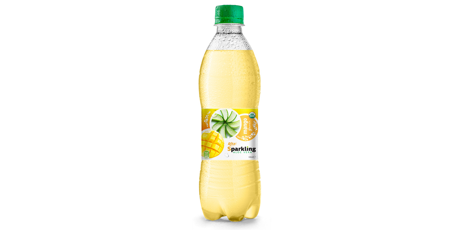 Beverage wholesale Sparkling aloe vera mango 500ml from RITA US
