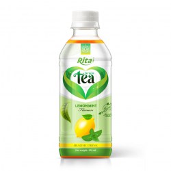 Green Tea Drink with lemon mint flavor