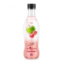 pet bottle 400ml spakling Coconut water caranberry