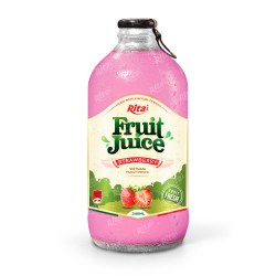 Strawberry fruit juice 340ml glass bottle from RITA US
