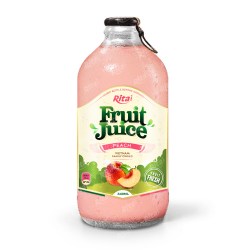 Peach fruit juice 340ml glass bottle  from RITA US