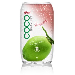 350ml Pet bottle  Sparking coconut water  with pomegranate  juice from RITA beverage