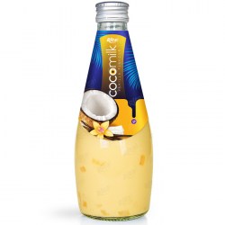 Coconut milk with vanilla flavor 290ml glass bottle  from RITA US