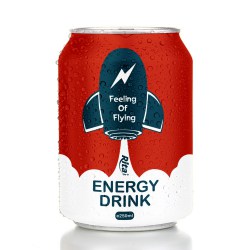 Energy drink 250ml aluminum canned from RITA US