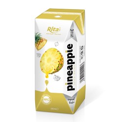 NFC fruit pineapple juice in prisma pak from RITA US