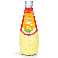 fruit juice brands vanilla with Basil seed Milk 290ml from RITA US