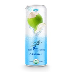 Coco Organic Sparkling 320ml in can from RITA US