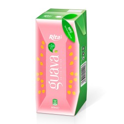 NFC fruit guava juice in prisma pak from RITA US