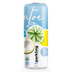 Private label brand Sparkling  aloe vera  coconut 320ml from RITA US